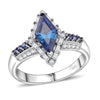 Blue Moissanite