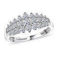 Luxuriant Lab Grown Diamond Eternal Sparkle Ring in Sterling Silver - Sticky add to cart bar