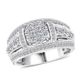 Luxuriant Lab Grown Diamond Timeless Sparkle Ring in Sterling Silver - Sticky add to cart bar
