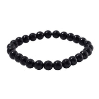Shungite 77.00 ctw Stretch Bracelet