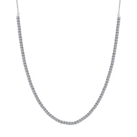 Luxuriant Lab Grown Diamond G-H SI 3.00 ctw Necklace in Platinum Over Sterling Silver 20 Inches