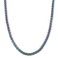 Spiga Chain Necklace in ION Plated Rainbow Stainless Steel 22-24 Inches - Sticky add to cart bar