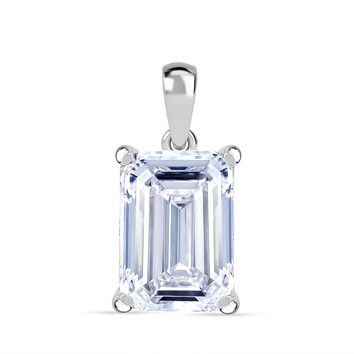 IGI Certified Lab Grown Diamond G VS2 3.00 ctw Solitaire Pendant without Chain in 950 Platinum