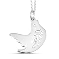 Sterling Silver Dov Pendant Necklace 20 Inches 2.50 Grams - Sticky add to cart bar