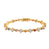 Yellow Gold Over Sterling Silver