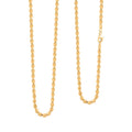 10K Yellow Gold 3mm Barrell Moon Necklace 24 Inches 11.30 Grams - Sticky add to cart bar