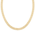 Italian 6mm Bismark Necklace in 10K Yellow Gold 7.3 Grams 20 Inches - Sticky add to cart bar