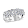 Luxuriant Lab Grown Diamond (G, SI) Ring in Sterling Silver (Size 7.0) 1.50 ctw - Sticky add to cart bar