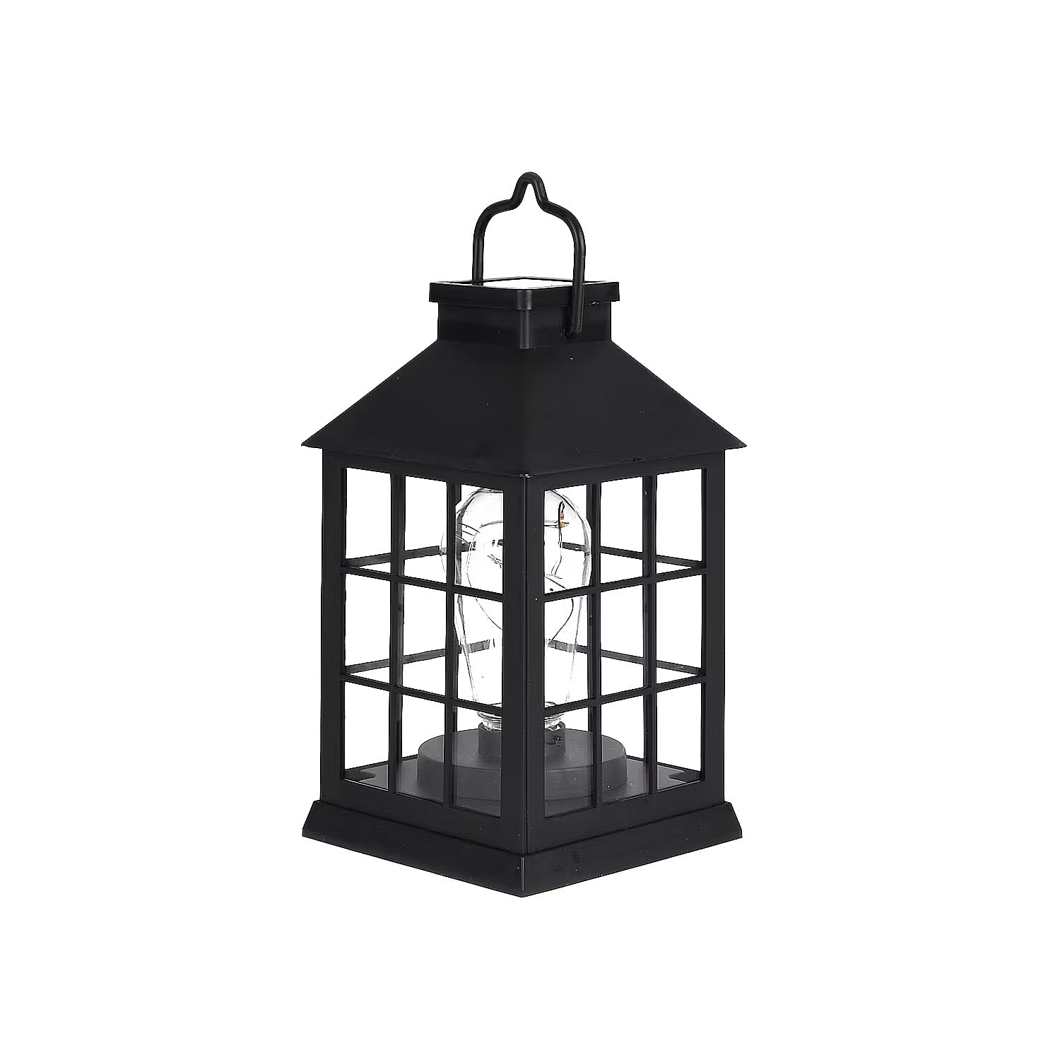 Copper LED String Lights Solar Lantern (4.1"x4.1"x7.3")