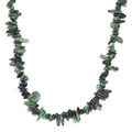 Ruby Zoisite 275.00 ctw Chips Necklace in Platinum Bond 20 Inches - Sticky add to cart bar