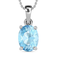 Tanzanite Solitaire Pendant in Vermeil Yellow Gold Over Sterling Silver 1.35 ctw