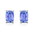 Rhapsody AAAA Tanzanite 1.12 ctw Solitaire Stud Earrings in 950 Platinum - Sticky add to cart bar
