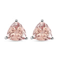 D'Joy Tanzanite 2.90 ctw Solitaire Stud Earrings in Platinum Over Sterling Silver - Sticky add to cart bar