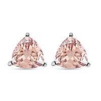 D'Joy Tanzanite 2.90 ctw Solitaire Stud Earrings in Platinum Over Sterling Silver