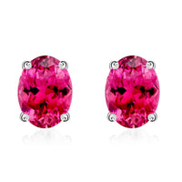 Tanzanite Solitaire Stud Earrings in Platinum Over Sterling Silver 1.65 ctw