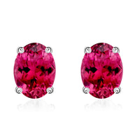 Tanzanite Solitaire Stud Earrings in Platinum Over Sterling Silver 1.65 ctw