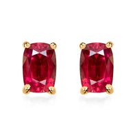 Rhapsody AAAA Tanzanite 1.12 ctw Solitaire Stud Earrings in 950 Platinum