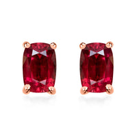 Rhapsody AAAA Tanzanite 1.12 ctw Solitaire Stud Earrings in 950 Platinum