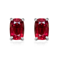 Rhapsody AAAA Tanzanite 1.12 ctw Solitaire Stud Earrings in 950 Platinum