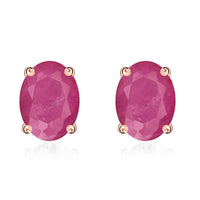 Tanzanite Solitaire Stud Earrings in Platinum Over Sterling Silver 1.65 ctw