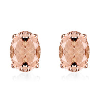 Tanzanite Solitaire Stud Earrings in Platinum Over Sterling Silver 1.65 ctw