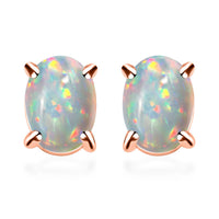 Premium Sleeping Beauty Turquoise Solitaire Stud Earrings in Platinum Over Sterling Silver 1.70 ctw