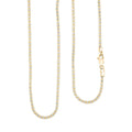 2.75mm Diamond Cut Ice Chain Necklace in 14K White and Yellow Gold 11.11 Grams 22 Inches - Sticky add to cart bar
