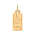 Bar Pendant in 24K Yellow Gold - Sticky add to cart bar
