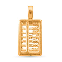 Abacus Pendant in 24K Yellow Gold
