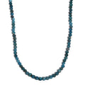 Malgache Neon Apatite 56.00 ctw Beaded Necklace in Stainless Steel 18-20 Inches - Sticky add to cart bar