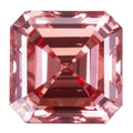 IGI Certified Luxuriant Lab Grown Pink Diamond (Asscher) (VS2) 1.00 ctw - Sticky add to cart bar
