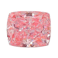 IGI Certified Luxuriant Lab Grown Pink Diamond (Cushion Square) (VS2) 2.00 ctw
