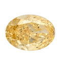 IGI Certified Luxuriant Lab Grown Yellow Diamond (Oval) (VS2) 1.00 ctw - Sticky add to cart bar