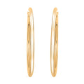 40x3mm Hoop Earrings in 14K Yellow Gold 2.60 Grams - Sticky add to cart bar