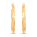 14K Yellow Gold 31.7x2.9 mm Hoop Earrings 2.70 Grams - Sticky add to cart bar