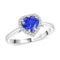 Doorbuster Certified & Appraised Luxoro 10K White Gold AAA Tanzanite, Diamond (G-H, I2) (0.20 cts) Ring (Size 10.0) 1.55 ctw - Sticky add to cart bar