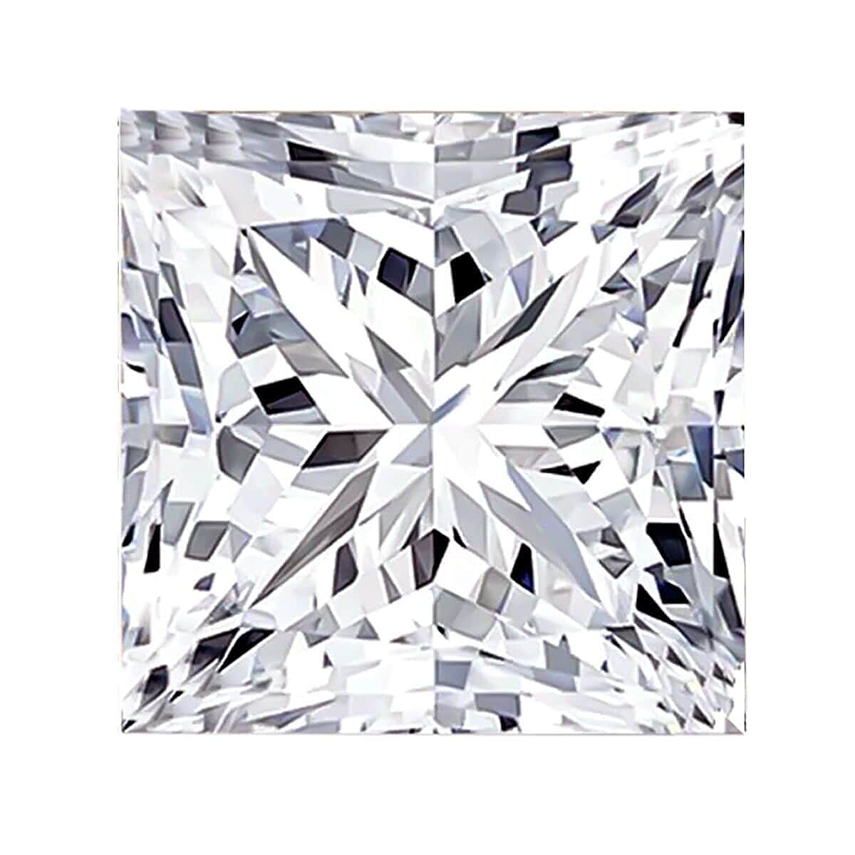 IGI Certified Luxuriant Lab Grown Diamond (G VS2) (Sqr Princess cut 8.5mm) 3.83 ctw
