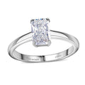 14K White Gold Luxuriant Lab Grown Diamond (G, VS) Solitaire Ring (Size 10.0) 1.00 ctw - Sticky add to cart bar