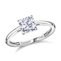 IGI Certified 950 Platinum Asscher Cut Luxuriant Lab Grown Diamond (G-H, VS) Ring (Size 10.0) 2.00 ctw - Sticky add to cart bar