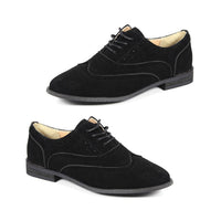 Bucco Womens Lace Up Oxford Shoes - Pewter (Size 10)