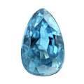 AAAA Cambodian Blue Zircon (Pear Free Size) 3.00 ctw - Sticky add to cart bar
