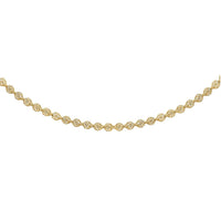 Italian Bubbles Mesh Chain Necklace in 10K Yellow Gold 3.45 Grams 18-20 Inches