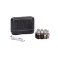 Dark Gray Wheat Pattern Flame Aroma Diffuser with 10 Vials of Essential Oil - Sticky add to cart bar
