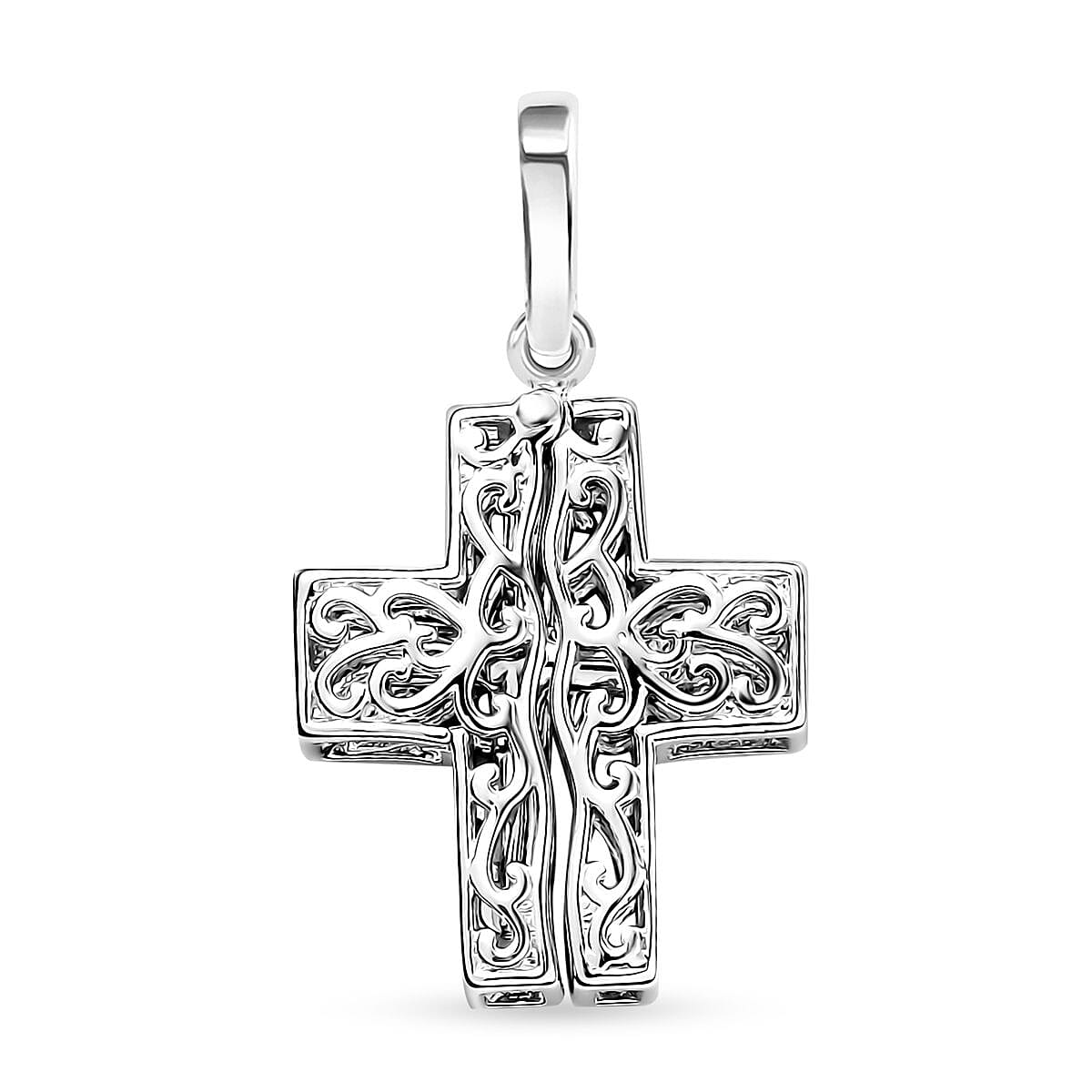 Karis Cross Pendant without Chain in Platimum Bond 3.50 Grams