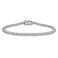 Doorbuster Luxuriant Lab Grown Diamond (G, SI) Bracelet in Sterling Silver (6.75 In) 3.00 ctw - Sticky add to cart bar
