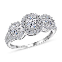 Doorbuster Luxuriant Lab Grown Diamond (G, SI) Ring in Sterling Silver (Size 10.0) 1.50 ctw
