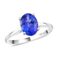 950 Platinum Tanzanite Solitaire Ring (Size 10.0) 2.00 ctw - Sticky add to cart bar