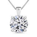 Lab Grown Diamond G-H VS 1.25 ctw Pendant Necklace 18 Inches in 14K White Gold - Sticky add to cart bar