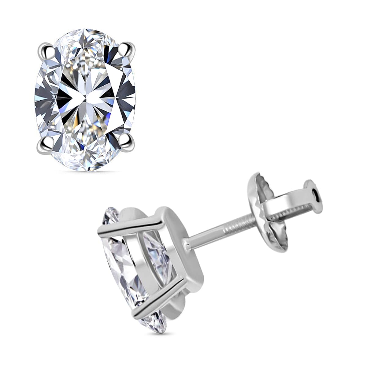 Luxuriant Lab Grown Diamond G-H VS 2.50 ctw Stud Earrings
