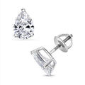 Lab Grown Diamond G-H VS 2.50 ctw Stud Earrings in 14K White Gold - Sticky add to cart bar